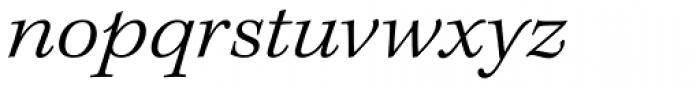 Kepler Std Ext Light Italic Font LOWERCASE