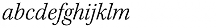 Kepler Std SemiCond Light Italic Font LOWERCASE