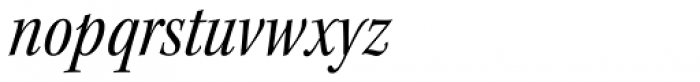 Kepler Std SubHead Cond Italic Font LOWERCASE