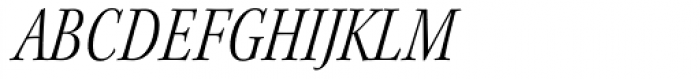 Kepler Std SubHead Cond Light Italic Font UPPERCASE