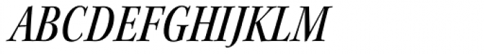 Kepler Std SubHead Cond Medium Italic Font UPPERCASE