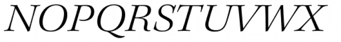 Kepler Std SubHead Ext Light Italic Font UPPERCASE