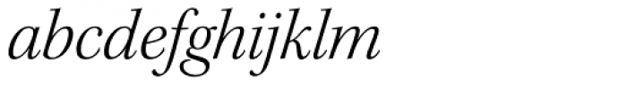 Kepler Std SubHead Light Italic Font LOWERCASE