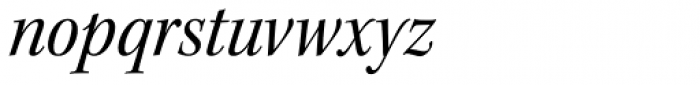 Kepler Std SubHead SemiCond Italic Font LOWERCASE