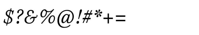 Kepler Variable Italic Font OTHER CHARS