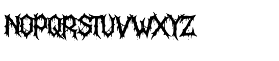 Kerak Neraka Regular Font LOWERCASE