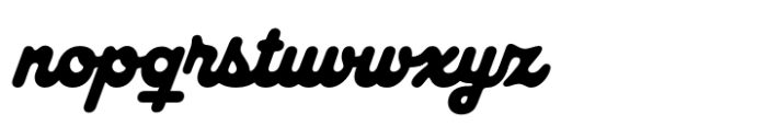 Keramique Script Regular Font LOWERCASE