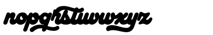 Keramique Script Swash Bold Font LOWERCASE