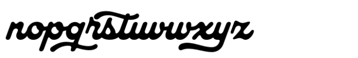 Keramique Script Swash Light Font LOWERCASE
