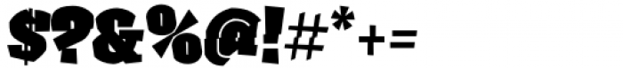 Keratine Black Italic Font OTHER CHARS