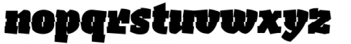 Keratine Black Italic Font LOWERCASE