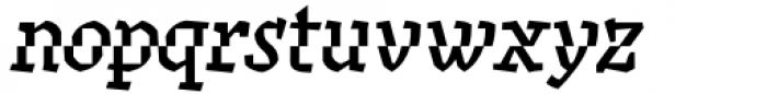 Keratine Italic Font LOWERCASE