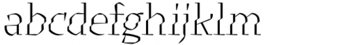 Keratine Light Italic Font LOWERCASE