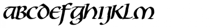 Kereru Bold Italic Font UPPERCASE