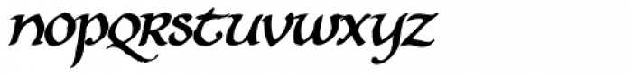 Kereru Bold Italic Font LOWERCASE