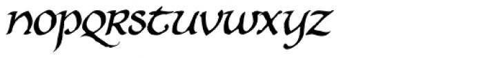 Kereru Italic Font LOWERCASE