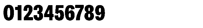 Kern Compressed Black Font OTHER CHARS