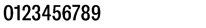Kern Compressed Medium Font OTHER CHARS