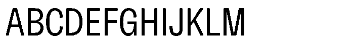 Kern Compressed Regular Font UPPERCASE
