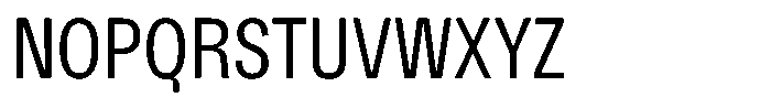 Kern Compressed Regular Font UPPERCASE