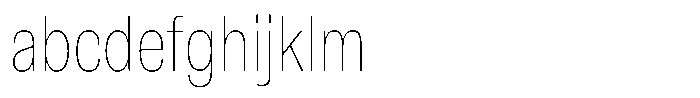 Kern Compressed Thin FONT