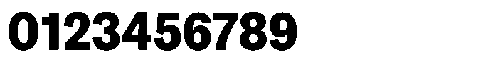 Kern Condensed Black Font OTHER CHARS