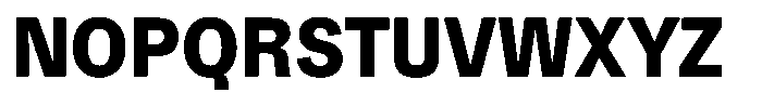 Kern Condensed Black Font UPPERCASE
