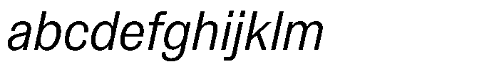 Kern Condensed Italic FONT