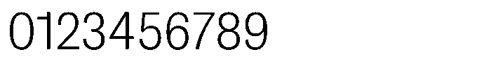 Kern Condensed Light Font OTHER CHARS