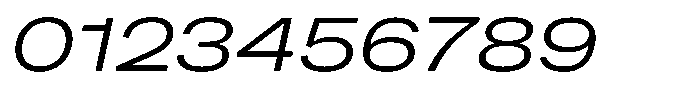 Kern Expanded Italic Font OTHER CHARS