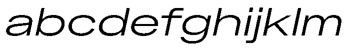 Kern Expanded Italic FONT