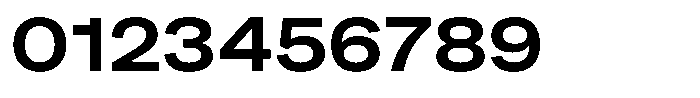 Kern Extended Bold Font OTHER CHARS