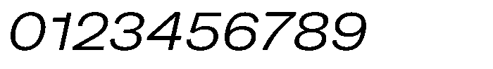 Kern Extended Italic Font OTHER CHARS