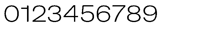 Kern Extended Light Font OTHER CHARS