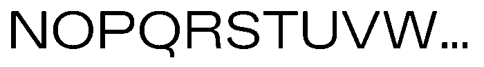 Kern Extended Regular Font UPPERCASE