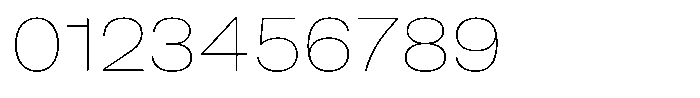 Kern Extended Thin Font OTHER CHARS