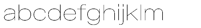 Kern Extended Thin FONT