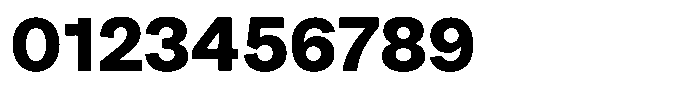 Kern Standard Black Font OTHER CHARS