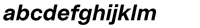 Kern Standard Bold Italic FONT