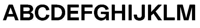Kern Standard Bold Font UPPERCASE