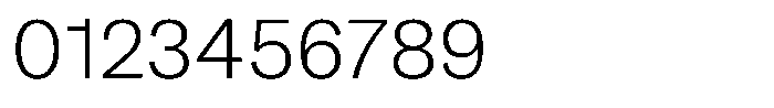 Kern Standard Light Font OTHER CHARS