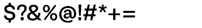 Kern Standard Medium Font OTHER CHARS