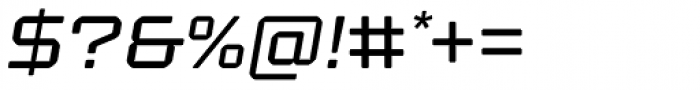 Kernel Oblique Font OTHER CHARS