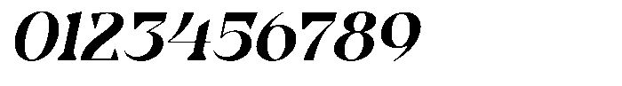 Kesiq Italic Font OTHER CHARS