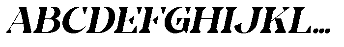 Kesiq Italic Font UPPERCASE