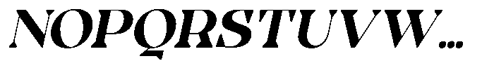 Kesiq Italic Font UPPERCASE