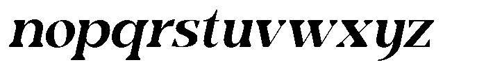 Kesiq Italic Font LOWERCASE