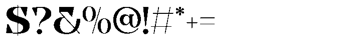 Kesiq Regular Font OTHER CHARS