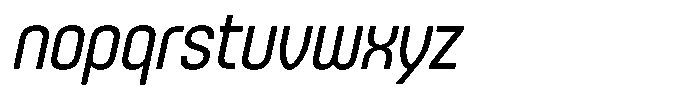 Kesradat Italic Font LOWERCASE