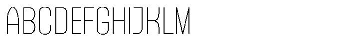 Kesradat Thin Font UPPERCASE